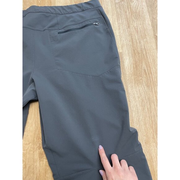 REI PANTS HIKING OUTDOOR STRETCH ZIP POCKETS GRAY MENS SIZE 40 ADJUSTABLE WAIST - Picture 12 of 12